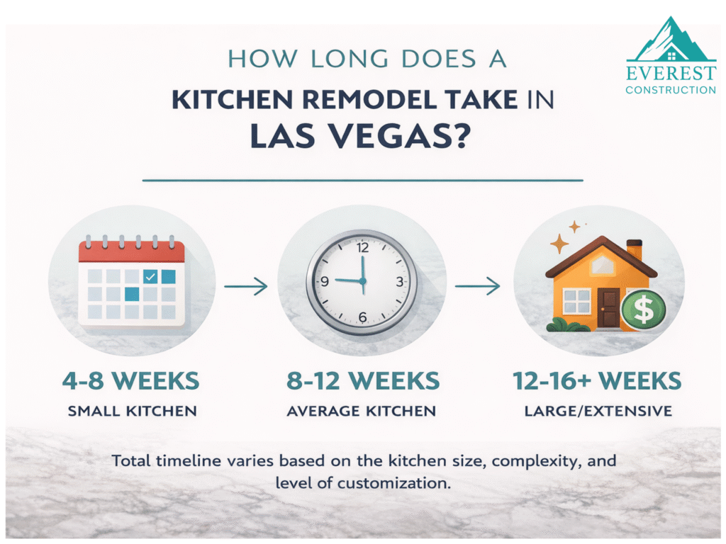 How Long Does a Kitchen Remodel Take in Las Vegas?